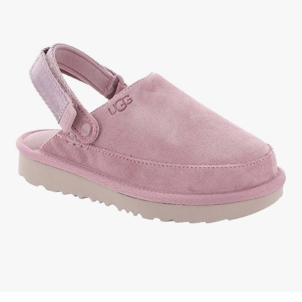 UGG Kids dusty orchid goldenstar clog sz 12